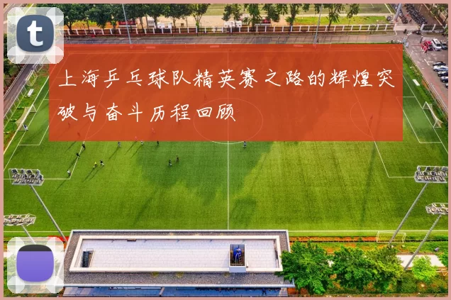 上海乒乓球队精英赛之路的辉煌突破与奋斗历程回顾