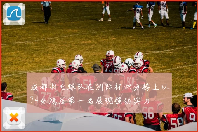 成都羽毛球队在洲际杯积分榜上以74分稳居第一名展现强劲实力